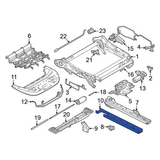 Volvo OE - Front Left Inner Seat Track Cover