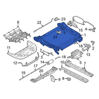Volvo OE - Front Left Seat Frame