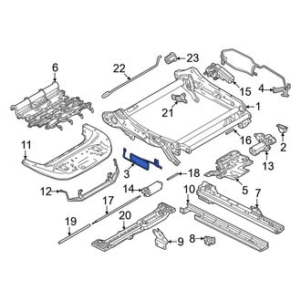 Volvo OE - Front Right Outer Seat Trim Panel Bracket