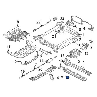 Volvo OE - Front Left Inner Seat Track Bracket
