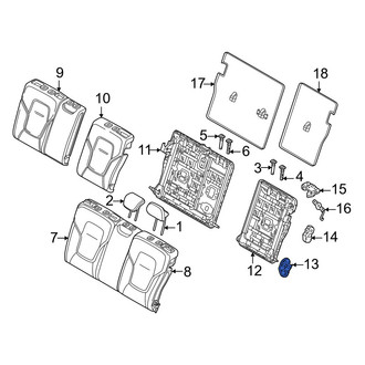 Volvo OE - Rear Left Seat Hinge