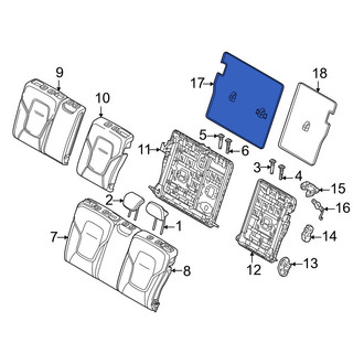 Volvo OE - Rear Right Seat Back Panel