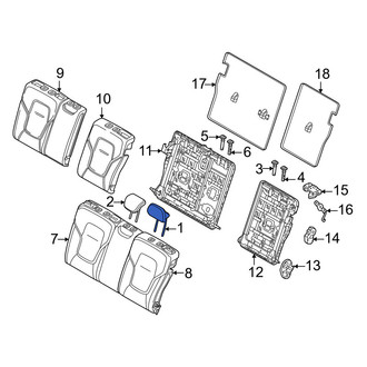 Volvo OE - Rear Center Headrest
