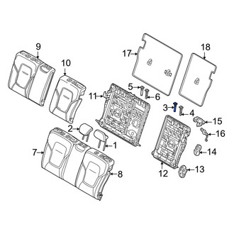Volvo OE - Rear Outer Headrest Guide