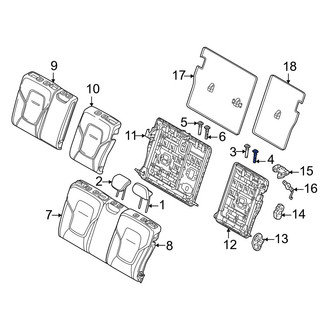 Volvo OE - Rear Outer Headrest Guide