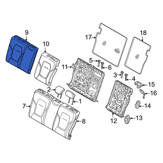 Volvo OE - Rear Right Seat Back Cushion