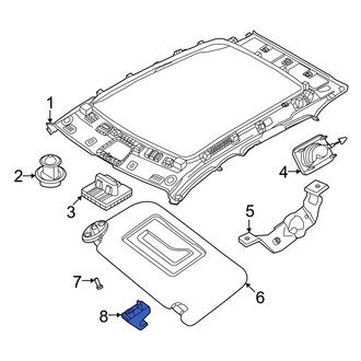 Volvo OE - Sun Visor Holder