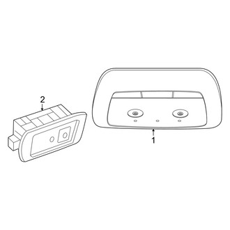 Volvo OE - Roof - Overhead Lamps