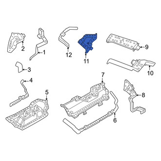 Volvo OE - Left Upper Body C-Pillar Baffle Plate