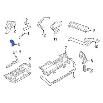Volvo OE - Center Left Body A-Pillar Baffle Plate