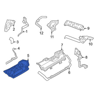 Volvo OE - Left Lower Outer Body A-Pillar Baffle Plate