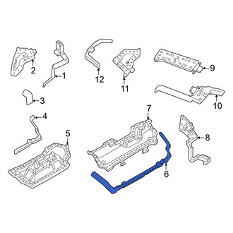 Volvo OE - Left Outer Body B-Pillar Baffle Plate