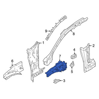 Volvo OE - Front Left Outer Fender Rail