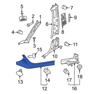 Volvo OE - Front Left Door Sill Plate