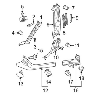 Volvo OE - Pillars, Rocker & Floor - Interior Trim
