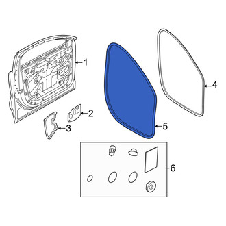 Volvo OE - Front Left Outer Door Seal