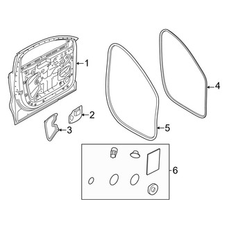 Volvo OE - Front Door - Door & Components
