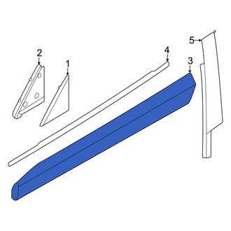 Volvo OE - Front Left Door Molding