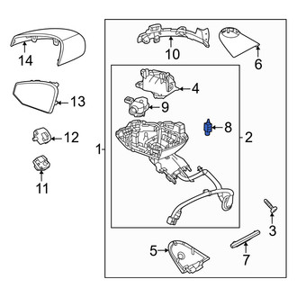 Volvo OE - Front Right Ambient Air Temperature Sensor