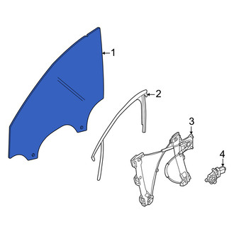 Volvo OE - Front Left Door Glass