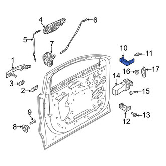 Volvo OE - Front Left Upper Door Hinge