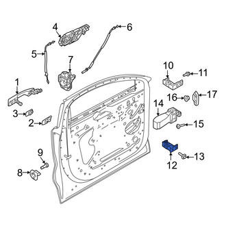 Volvo OE - Front Left Lower Door Hinge
