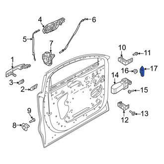 Volvo OE - Front Door Check Cover