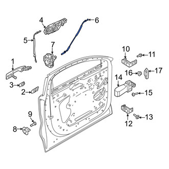 Volvo OE - Front Inner Door Latch Cable