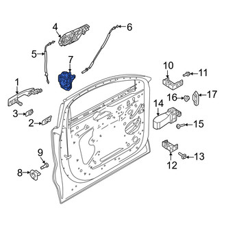 Volvo OE - Front Left Door Latch Assembly