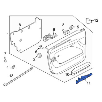 Volvo OE - Front Left Door Panel Insert