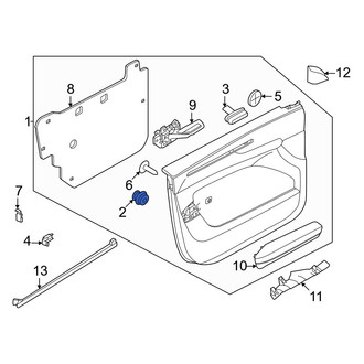 Volvo OE - Door Interior Trim Panel Retainer
