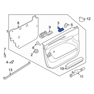 Volvo OE - Door Interior Trim Panel Insulator