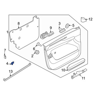 Volvo OE - Door Interior Trim Panel Bracket