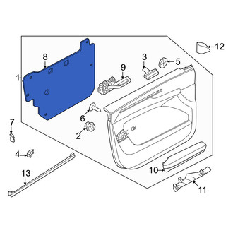 Volvo OE - Front Door Panel Insulation