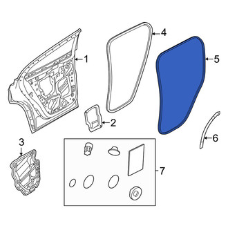 Volvo OE - Rear Left Outer Door Seal