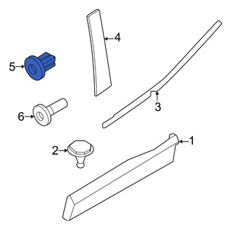 Volvo OE - Door Applique Nut