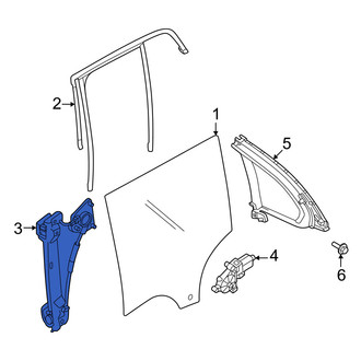 Volvo OE - Rear Left Window Regulator
