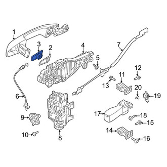 Volvo OE - Rear Exterior Door Handle Cover
