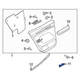 Volvo OE - Rear Left Door Panel Insert