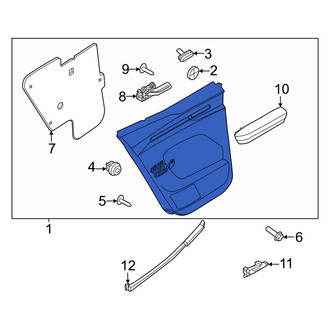 Volvo OE - Front Left Inner Door Interior Trim Panel