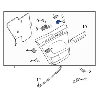 Volvo OE - Door Interior Trim Panel Insulator