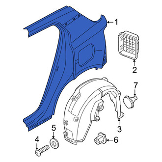Volvo OE - Rear Left Quarter Panel