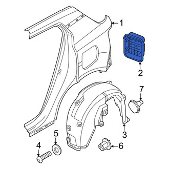Volvo OE - Rear Quarter Panel Vent