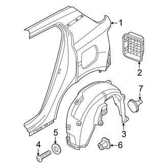 Volvo OE - Quarter Panel & Components (Body & Components)
