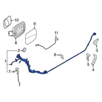 Volvo OE - Rear Drive Motor Battery Pack Charging Port Assembly