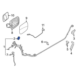 Volvo OE - Rear Drive Motor Battery Pack Charging Port Cover