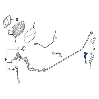 Volvo OE - Drive Motor Battery Pack Charging Port Assembly Bracket