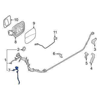Volvo OE - Rear Drive Motor Battery Pack Charging Port Door Release Actuator