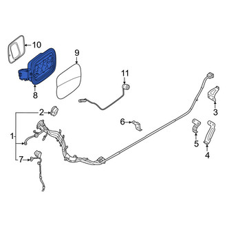 Volvo OE - Rear Drive Motor Battery Pack Charging Port Pocket