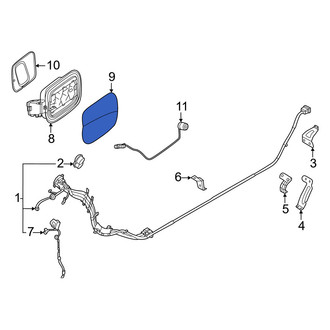Volvo OE - Rear Drive Motor Battery Pack Charging Port Door